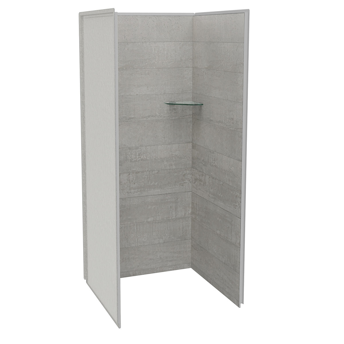 Maax Utile 3636 Composite Direct-to-Stud Three-Piece Alcove Shower Wall Kit - image 2