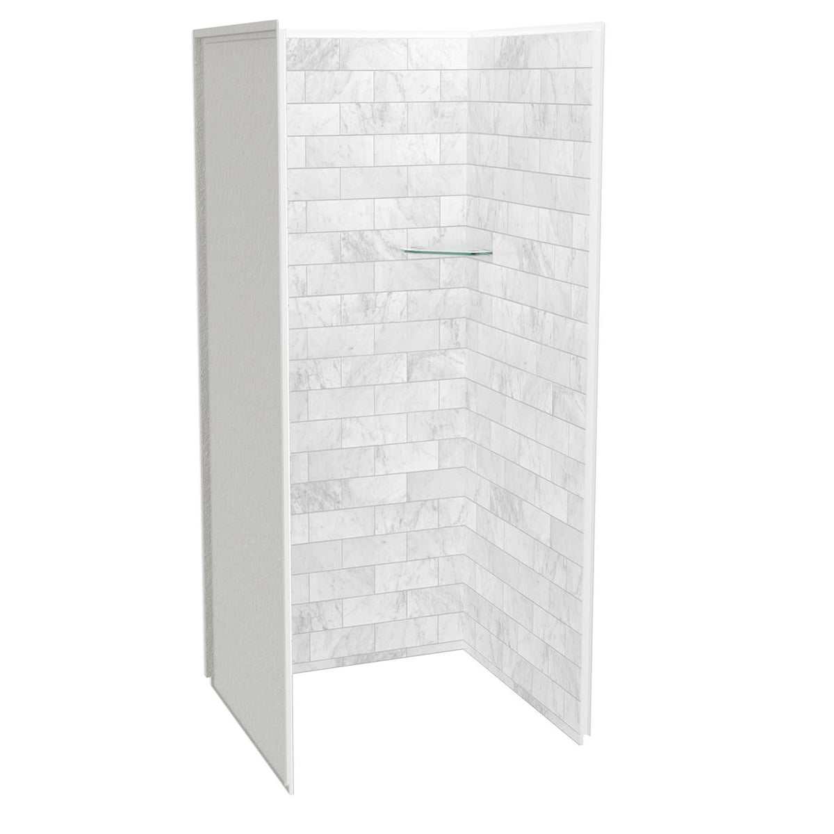 Maax Utile 3636 Composite Direct-to-Stud Three-Piece Alcove Shower Wall Kit - image 3