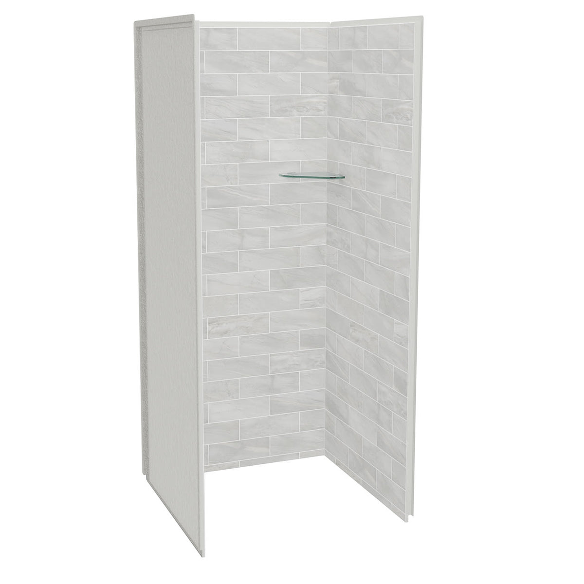 Maax Utile 3636 Composite Direct-to-Stud Three-Piece Alcove Shower Wall Kit - image 4