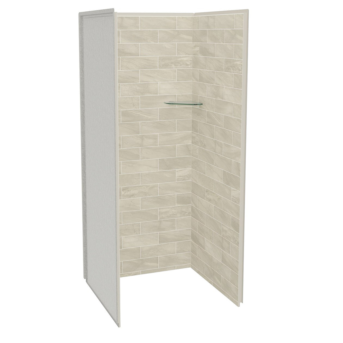 Maax Utile 3636 Composite Direct-to-Stud Three-Piece Alcove Shower Wall Kit - image 6