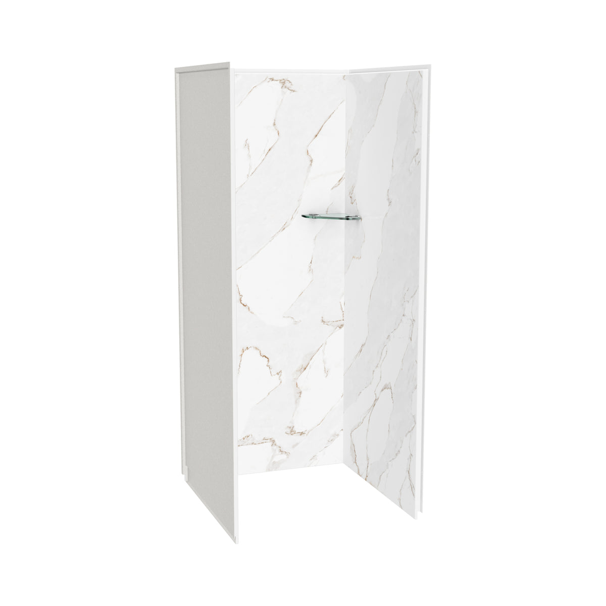 Maax Utile 3636 Composite Direct-to-Stud Three-Piece Alcove Shower Wall Kit - image 7