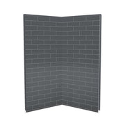 Maax Utile 3636 Composite Direct-to-Stud Two-Piece Corner Shower Wall Kit
