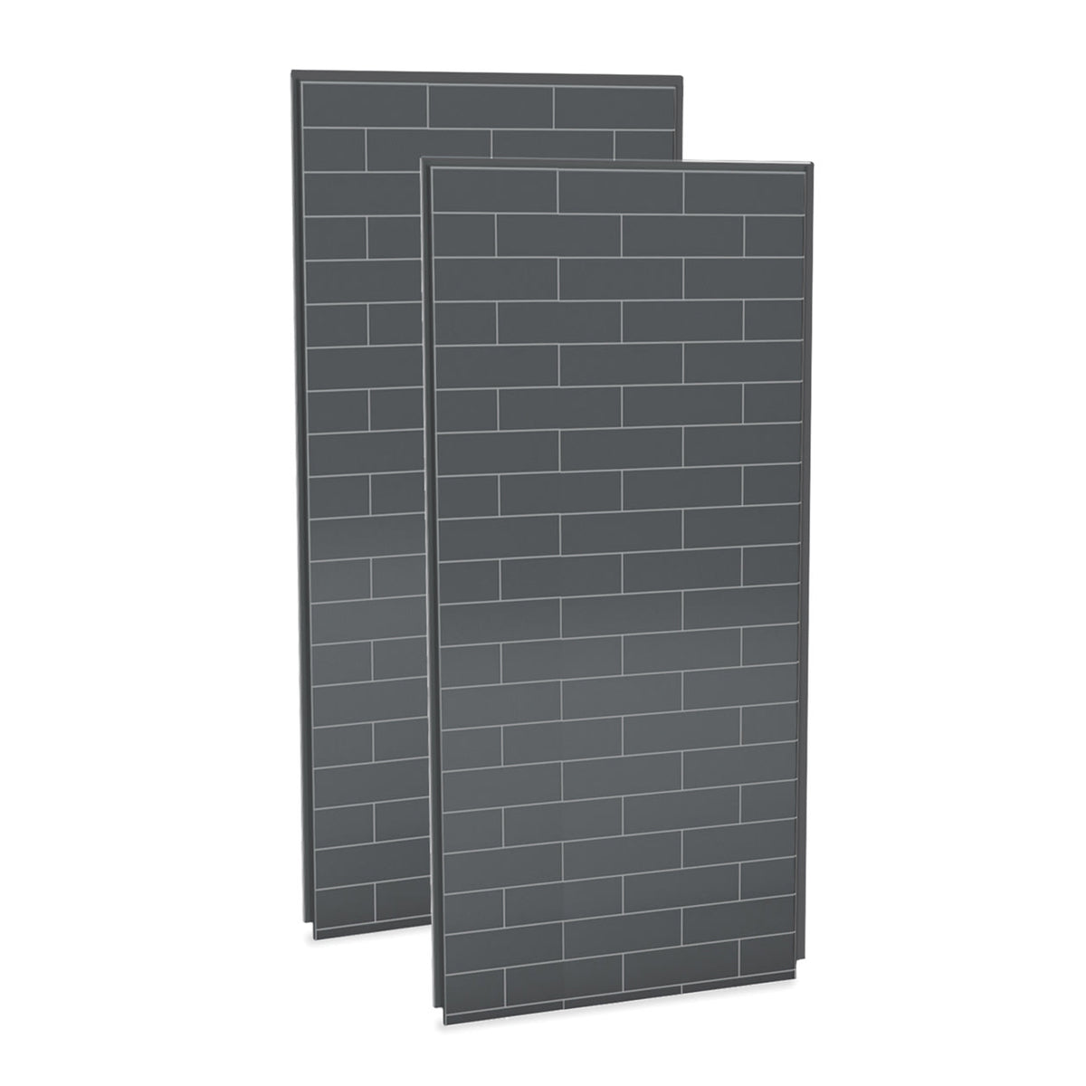 Maax Utile 3636 Composite Direct-to-Stud Two-Piece Corner Shower Wall Kit - image 2