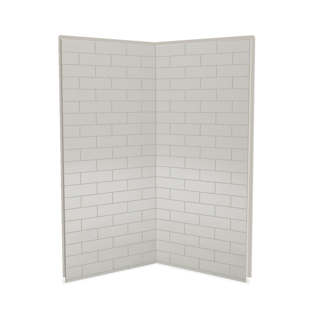 Maax Utile 3636 Composite Direct-to-Stud Two-Piece Corner Shower Wall Kit - image 3