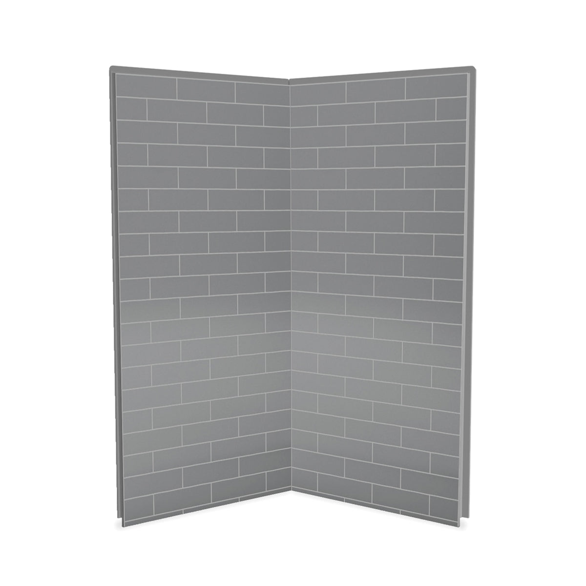 Maax Utile 3636 Composite Direct-to-Stud Two-Piece Corner Shower Wall Kit - image 5