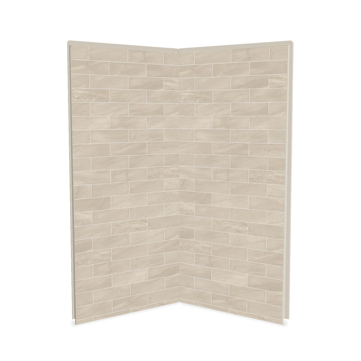Maax Utile 3636 Composite Direct-to-Stud Two-Piece Corner Shower Wall Kit - image 11