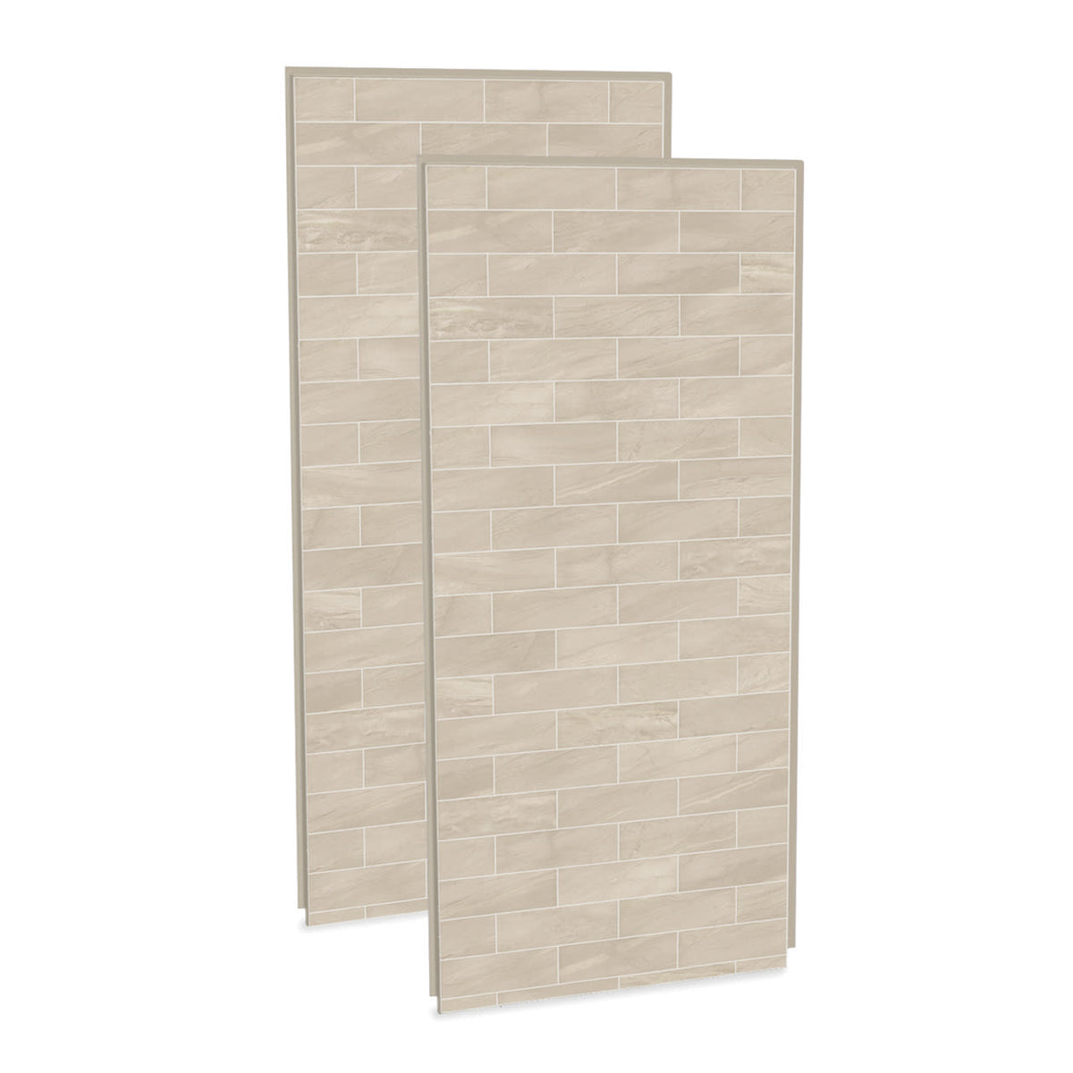 Maax Utile 3636 Composite Direct-to-Stud Two-Piece Corner Shower Wall Kit - image 12