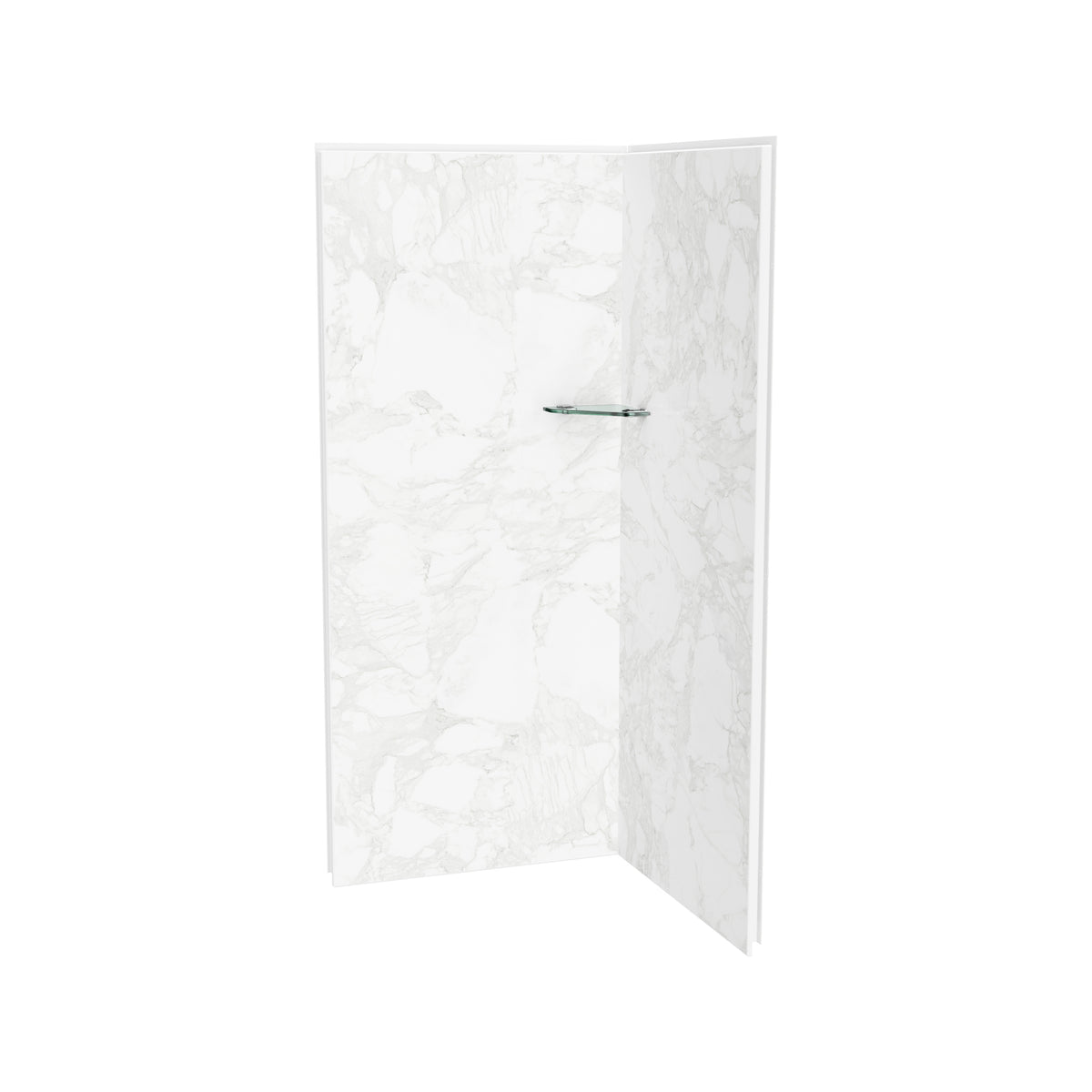 Maax Utile 3636 Composite Direct-to-Stud Two-Piece Corner Shower Wall Kit - image 15