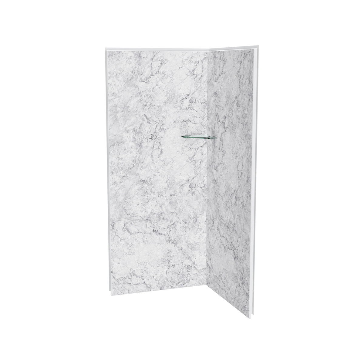 Maax Utile 3636 Composite Direct-to-Stud Two-Piece Corner Shower Wall Kit - image 19