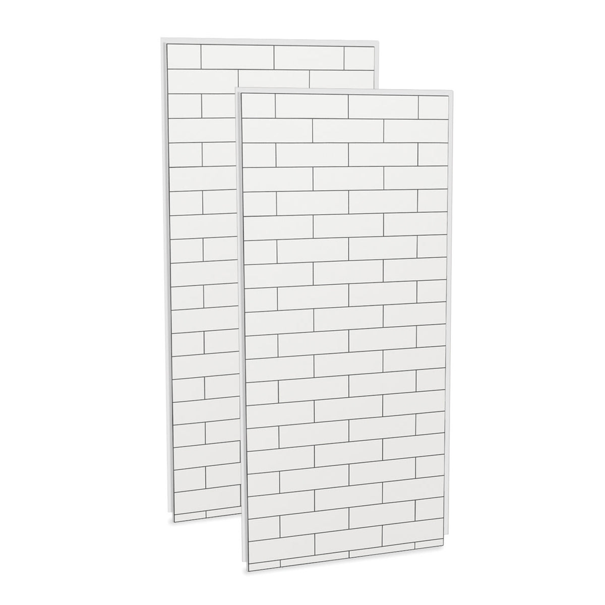 Maax Utile 3636 Composite Direct-to-Stud Two-Piece Corner Shower Wall Kit - image 2
