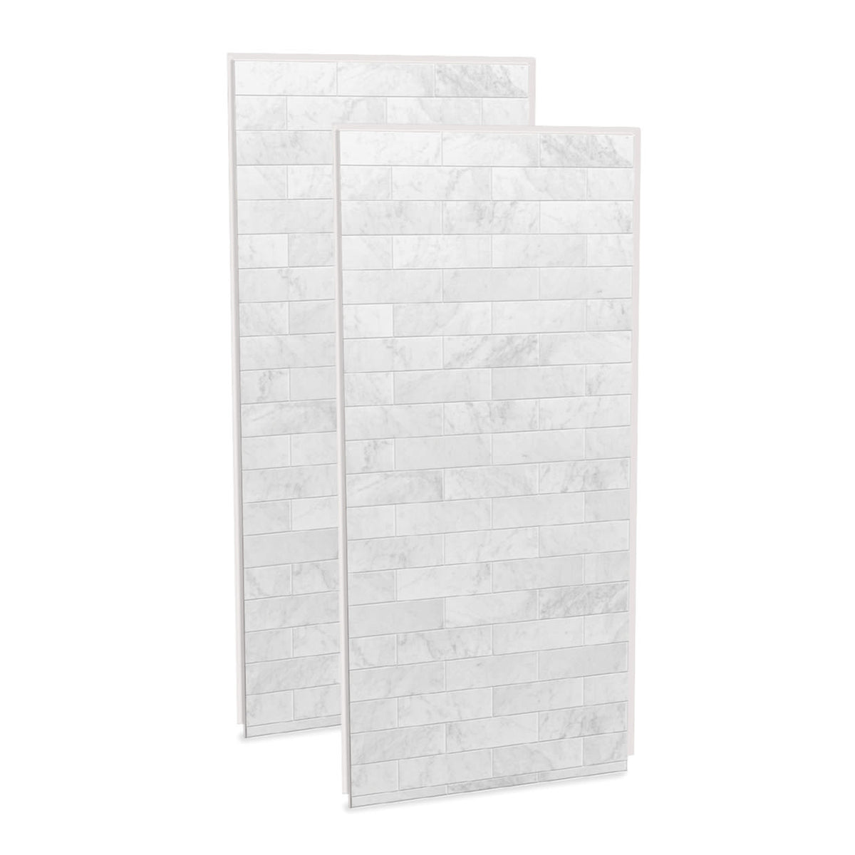 Maax Utile 3636 Composite Direct-to-Stud Two-Piece Corner Shower Wall Kit - image 6