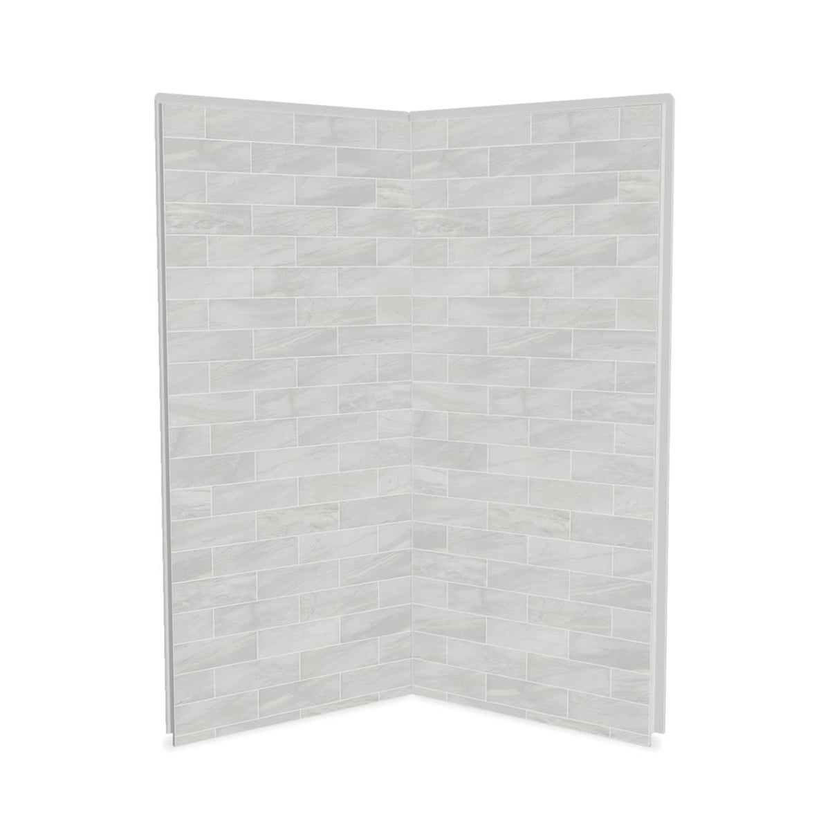 Maax Utile 3636 Composite Direct-to-Stud Two-Piece Corner Shower Wall Kit - image 7