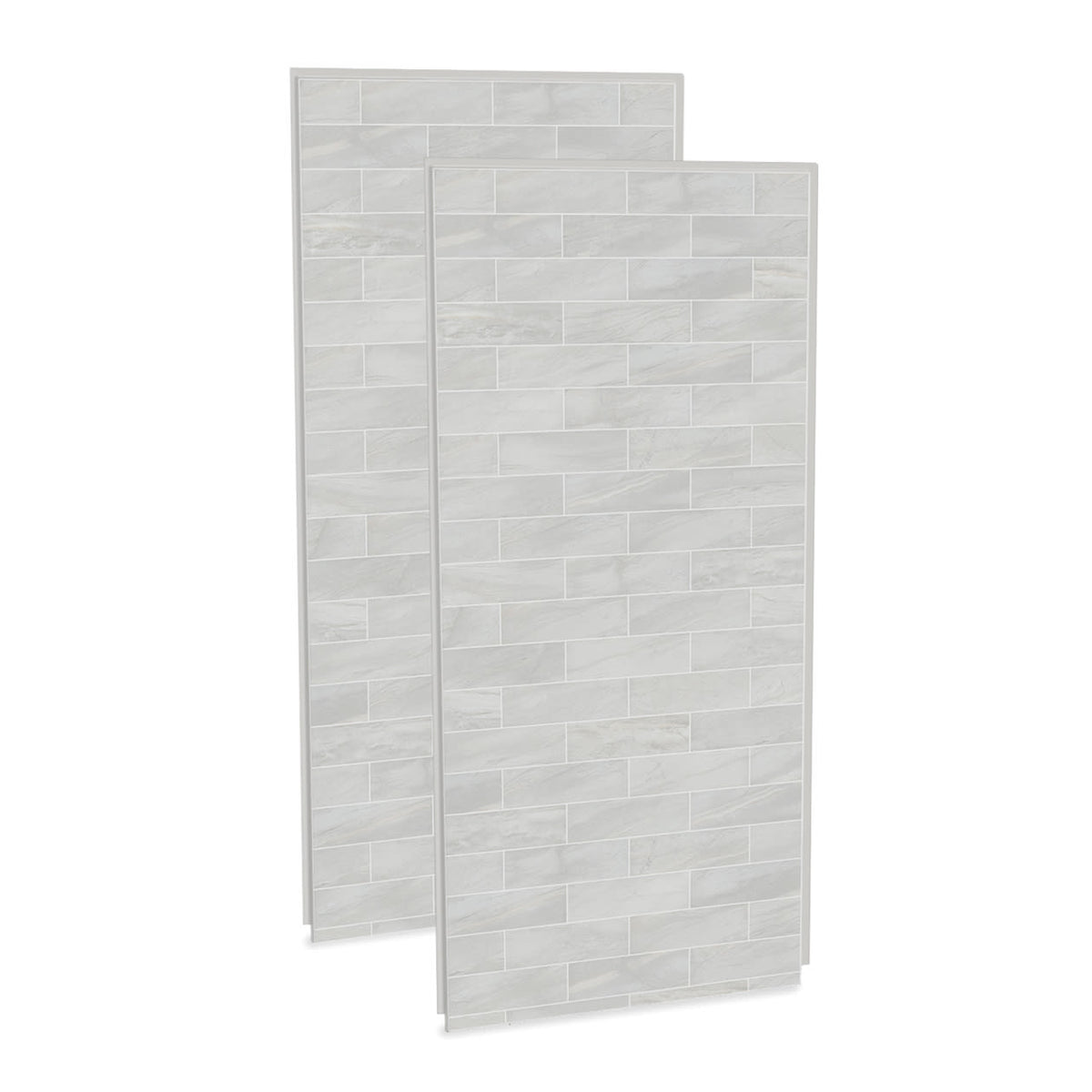 Maax Utile 3636 Composite Direct-to-Stud Two-Piece Corner Shower Wall Kit - image 8