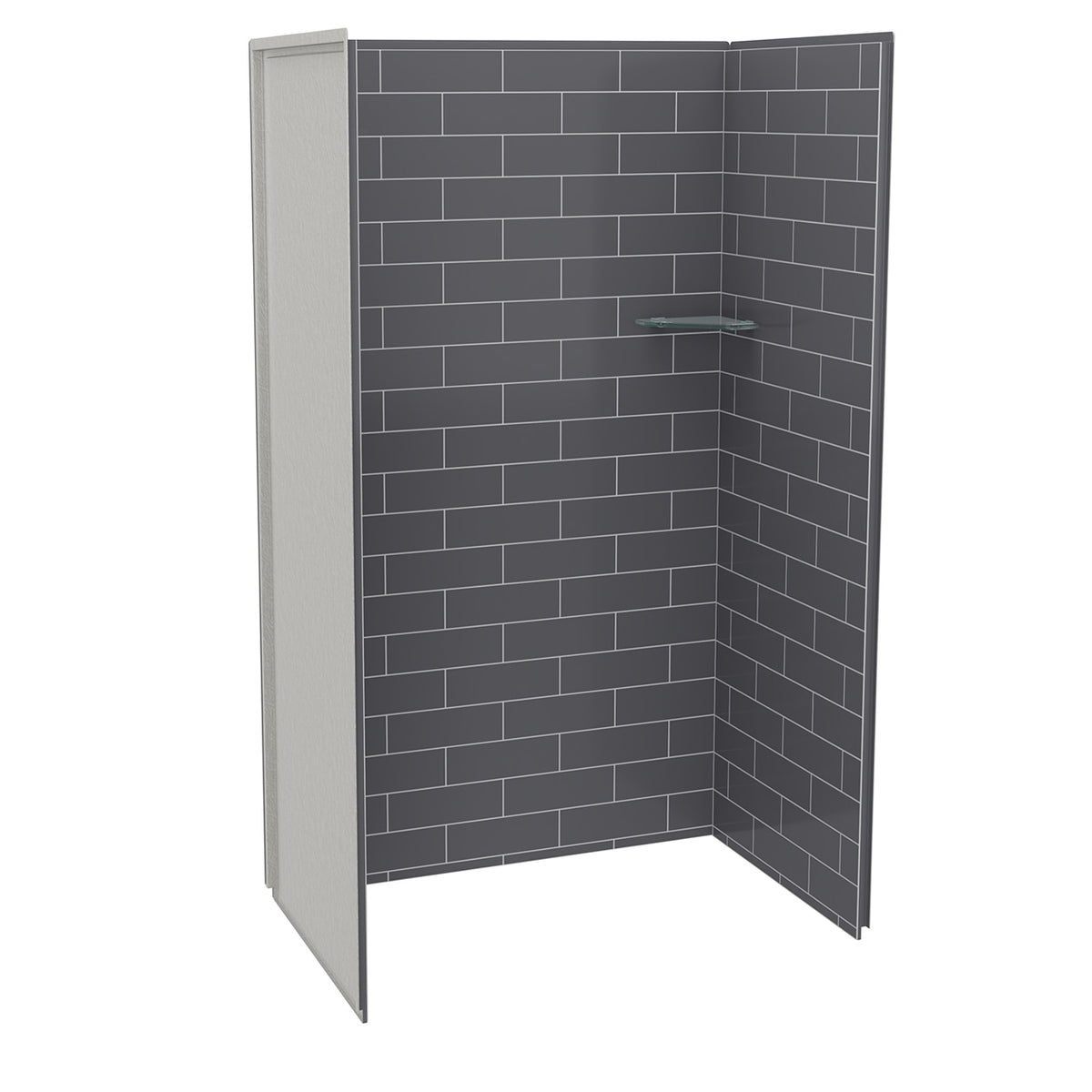 Maax Utile 4832 Composite Direct-to-Stud Three-Piece Alcove Shower Wall Kit - image 2