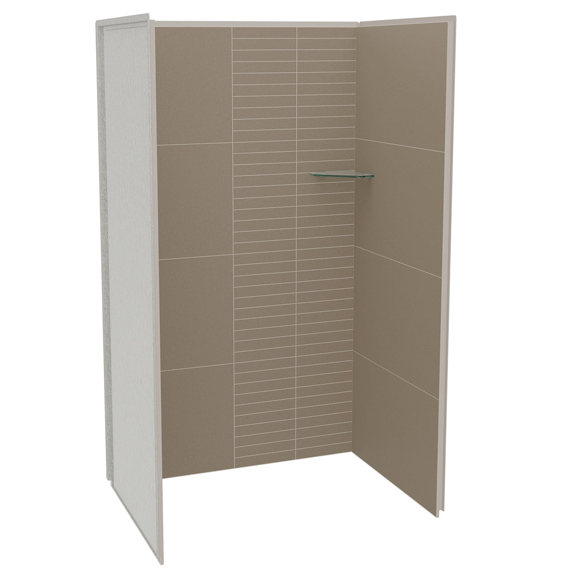 Maax Utile 4832 Composite Direct-to-Stud Three-Piece Alcove Shower Wall Kit - image 5