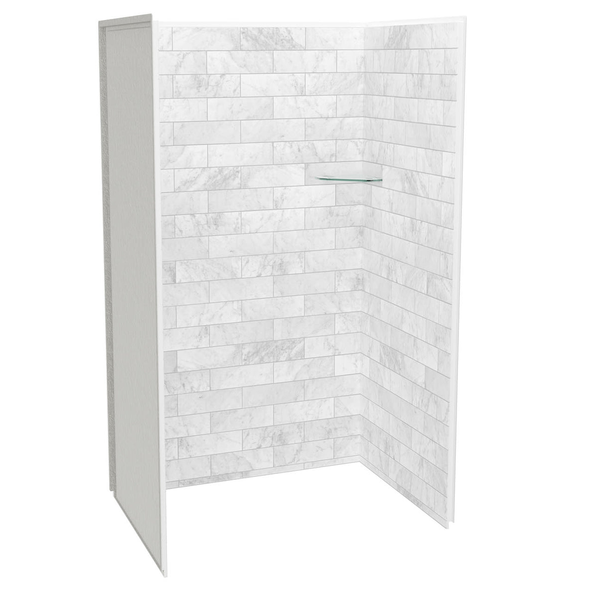 Maax Utile 4832 Composite Direct-to-Stud Three-Piece Alcove Shower Wall Kit - image 9