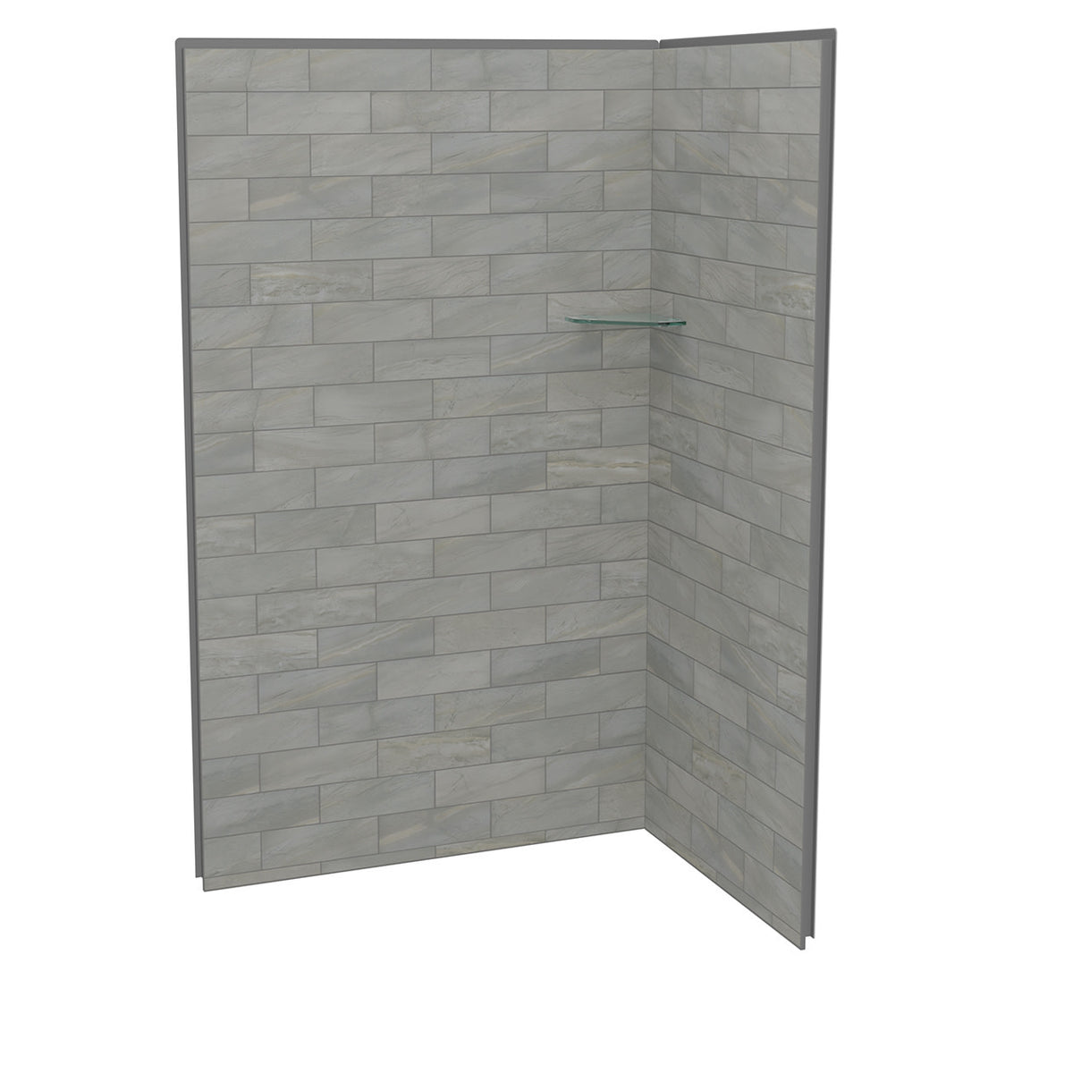 Maax Utile 4832 Composite Direct-to-Stud Two-Piece Corner Shower Wall Kit - image 11