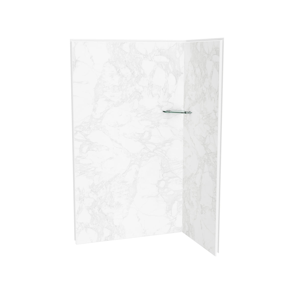 Maax Utile 4832 Composite Direct-to-Stud Two-Piece Corner Shower Wall Kit - image 16