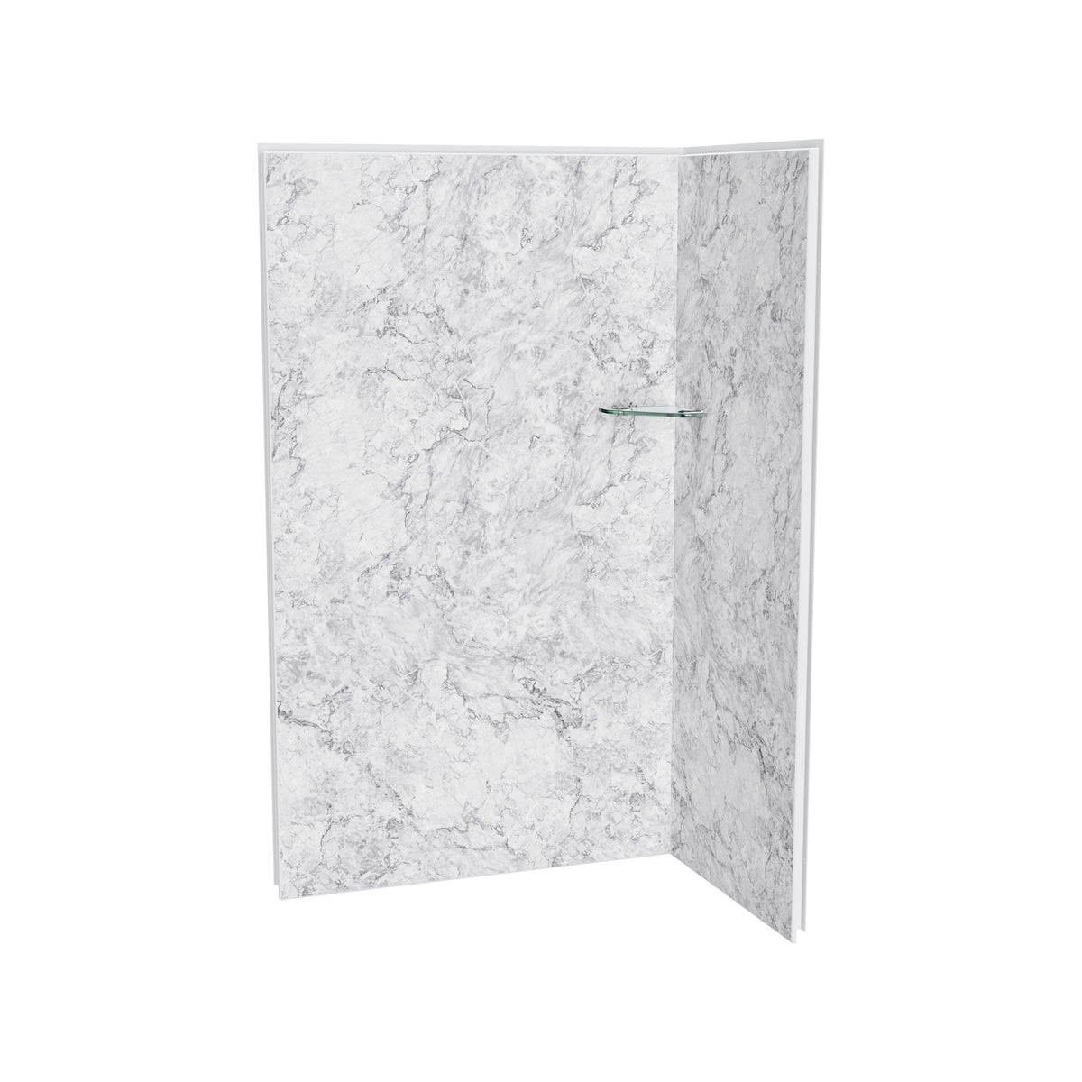 Maax Utile 4832 Composite Direct-to-Stud Two-Piece Corner Shower Wall Kit - image 22