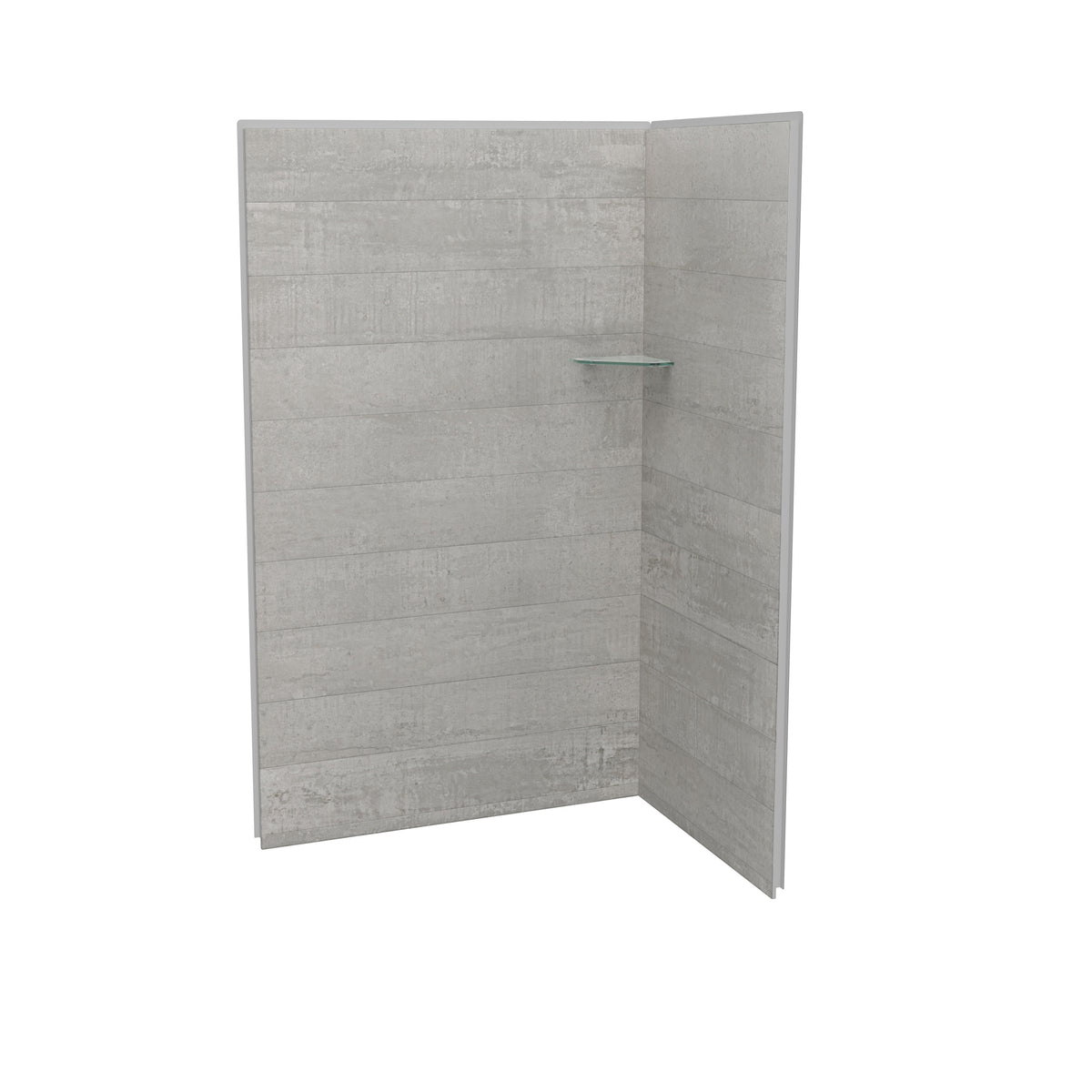 Maax Utile 4832 Composite Direct-to-Stud Two-Piece Corner Shower Wall Kit - image 3
