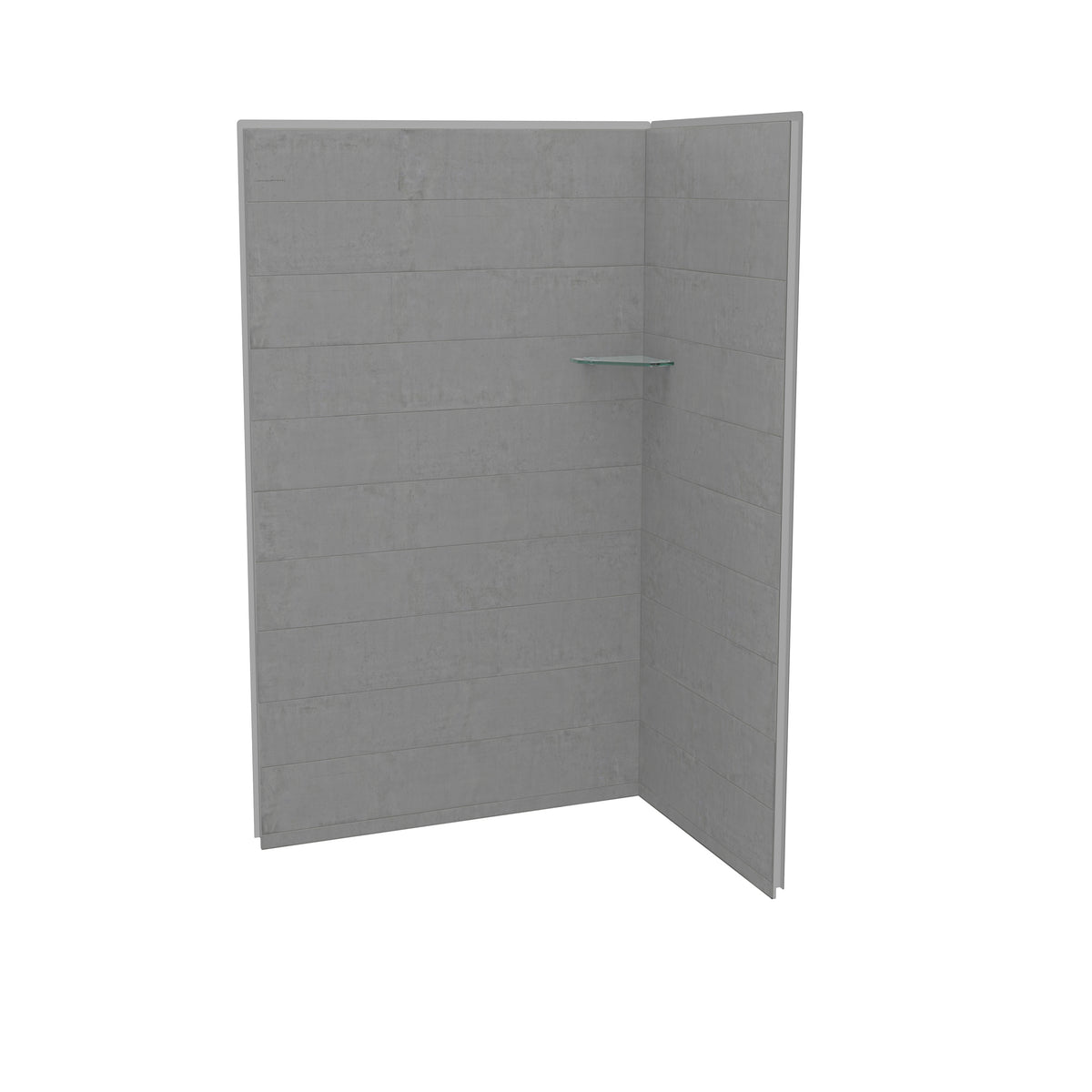 Maax Utile 4832 Composite Direct-to-Stud Two-Piece Corner Shower Wall Kit - image 4