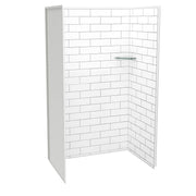 Maax Utile 4836 Composite Direct-to-Stud Three-Piece Alcove Shower Wall Kit
