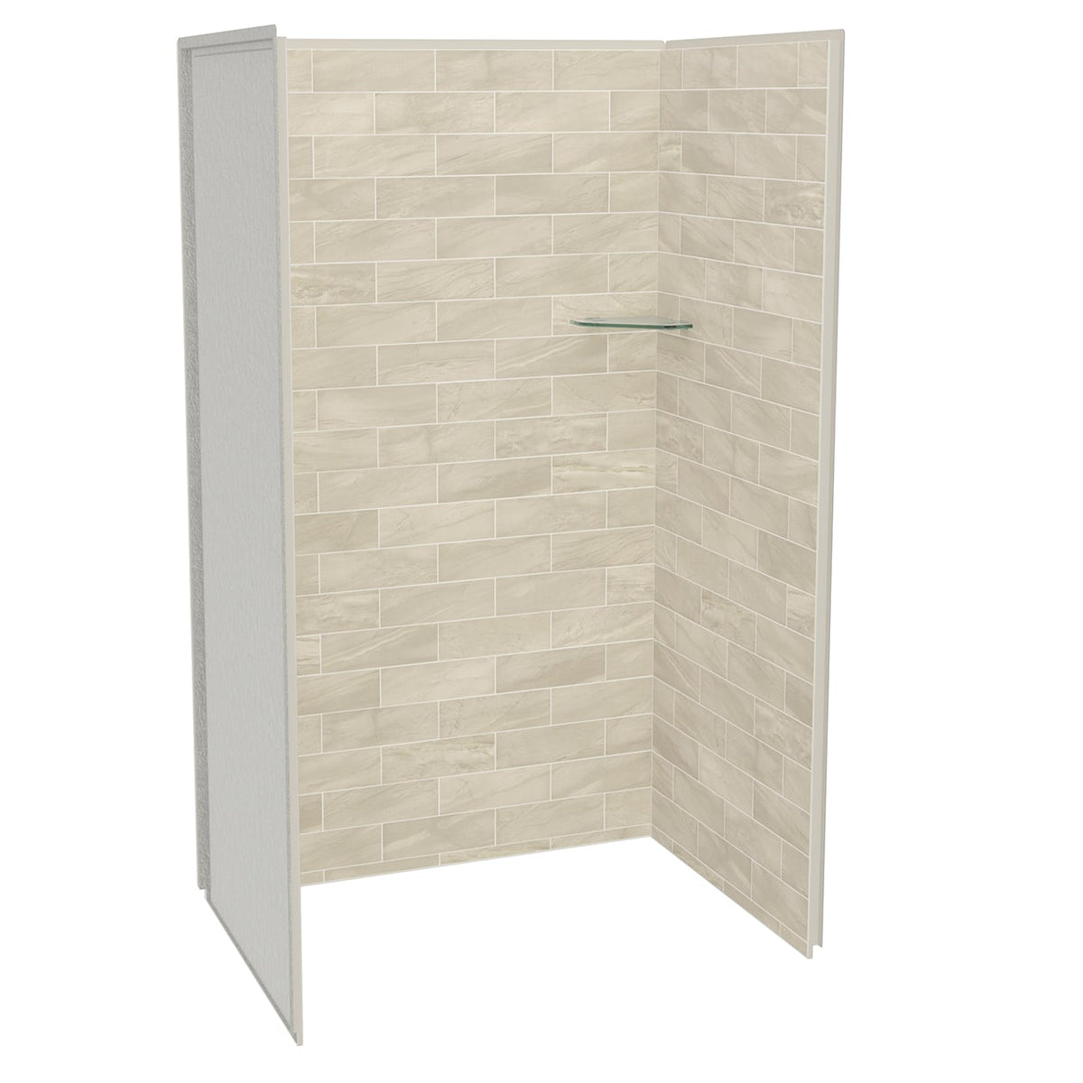 Maax Utile 4836 Composite Direct-to-Stud Three-Piece Alcove Shower Wall Kit - image 12
