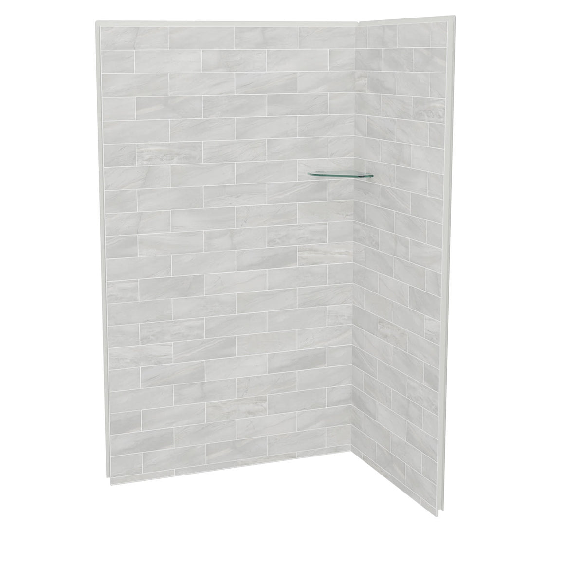 Maax Utile 4836 Composite Direct-to-Stud Two-Piece Corner Shower Wall Kit - image 10