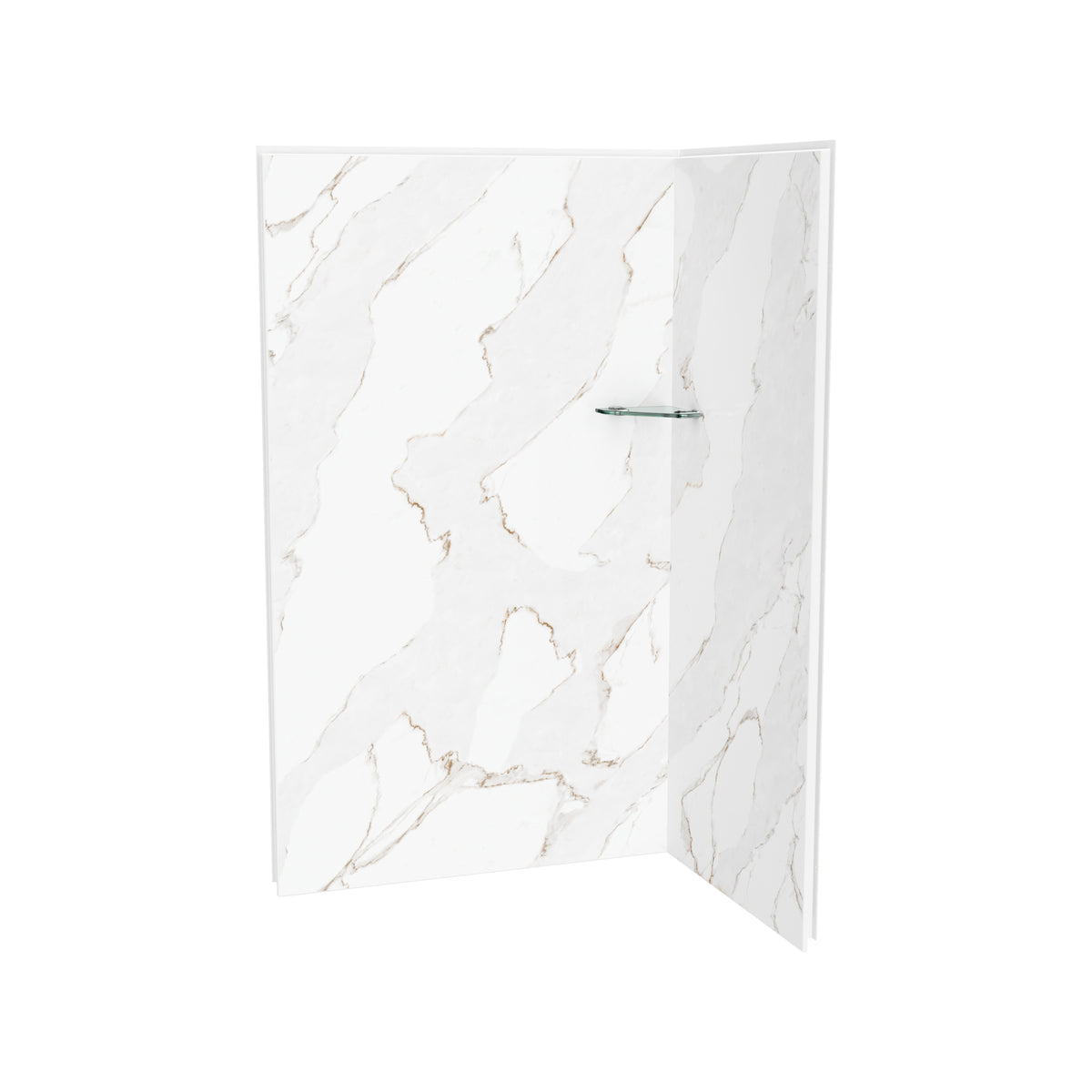 Maax Utile 4836 Composite Direct-to-Stud Two-Piece Corner Shower Wall Kit - image 13