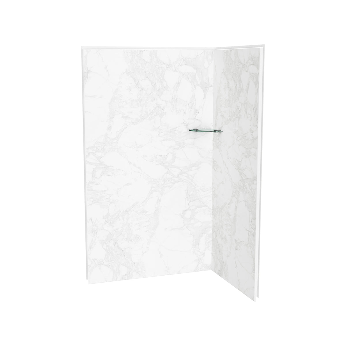 Maax Utile 4836 Composite Direct-to-Stud Two-Piece Corner Shower Wall Kit - image 15