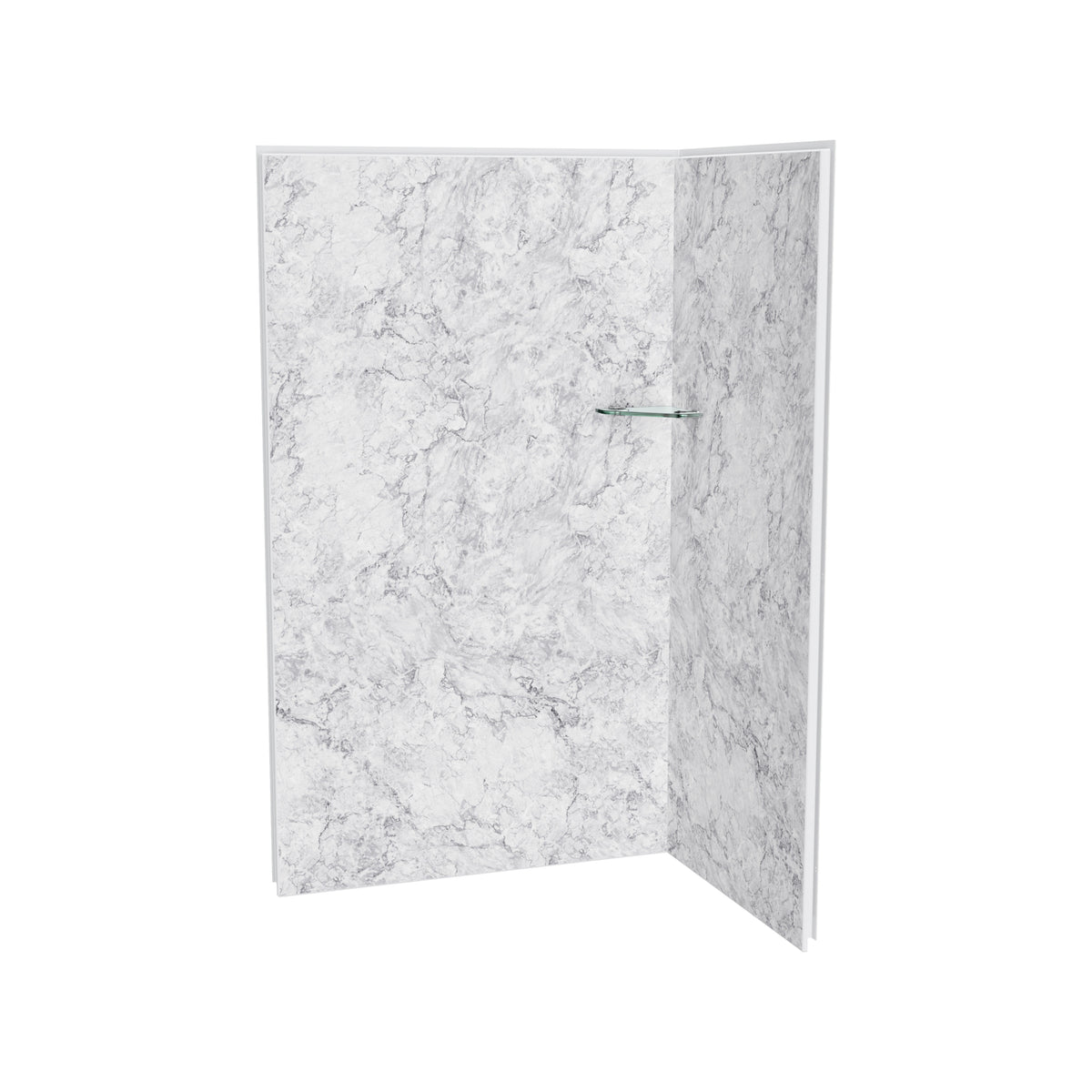 Maax Utile 4836 Composite Direct-to-Stud Two-Piece Corner Shower Wall Kit - image 19