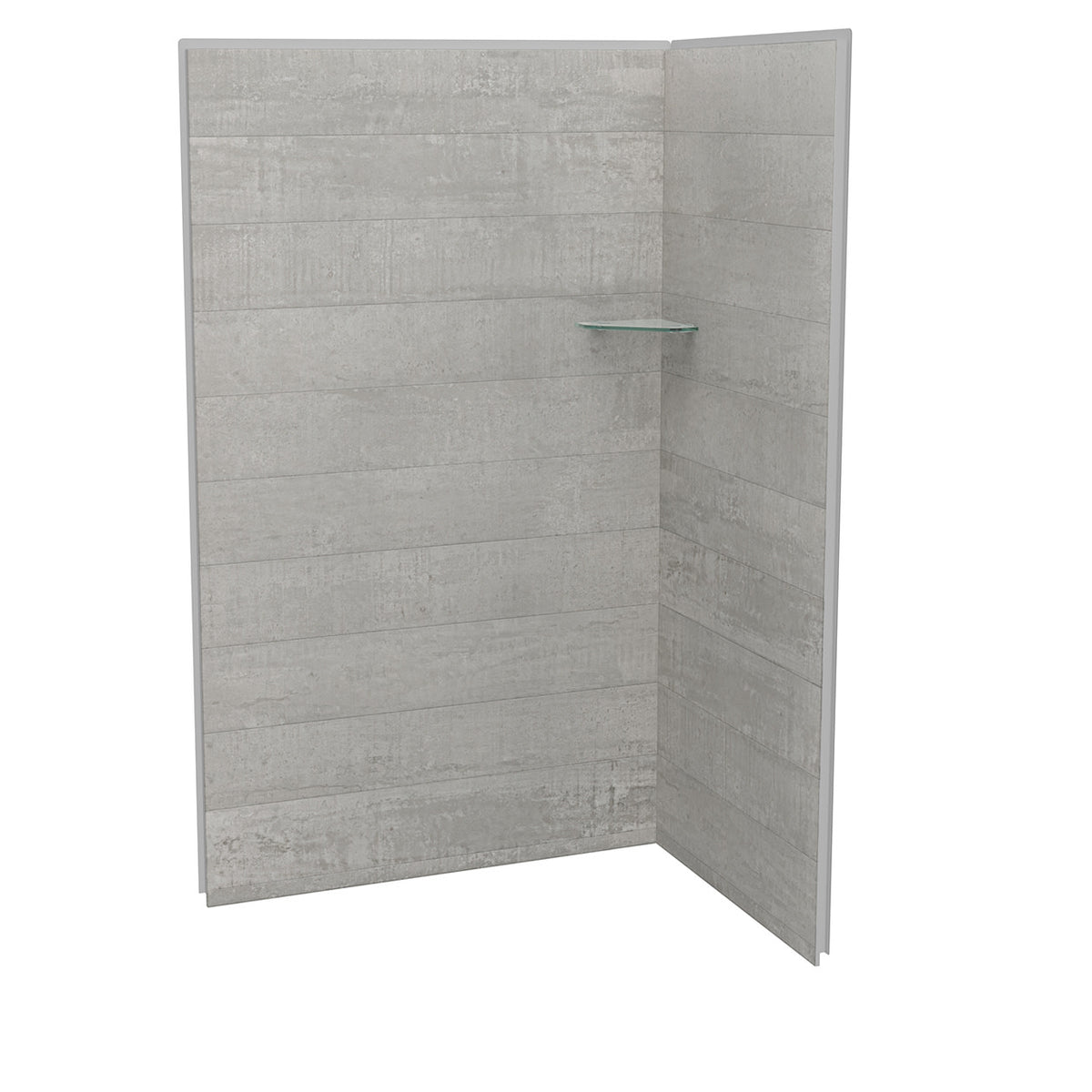 Maax Utile 4836 Composite Direct-to-Stud Two-Piece Corner Shower Wall Kit - image 3