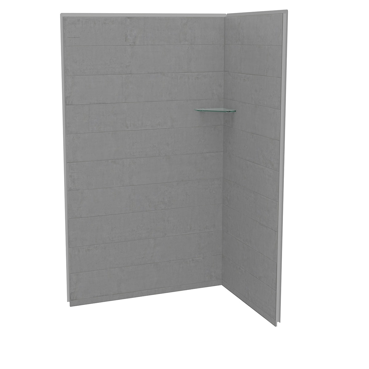 Maax Utile 4836 Composite Direct-to-Stud Two-Piece Corner Shower Wall Kit - image 4