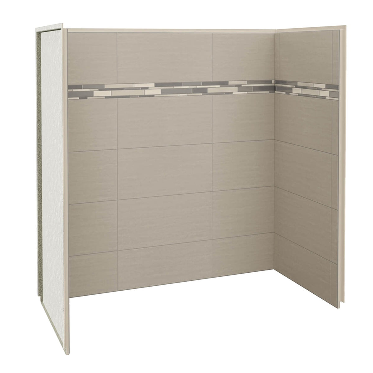 Maax Utile 6030 Composite Direct-to-Stud Three-Piece Tub Wall Kit