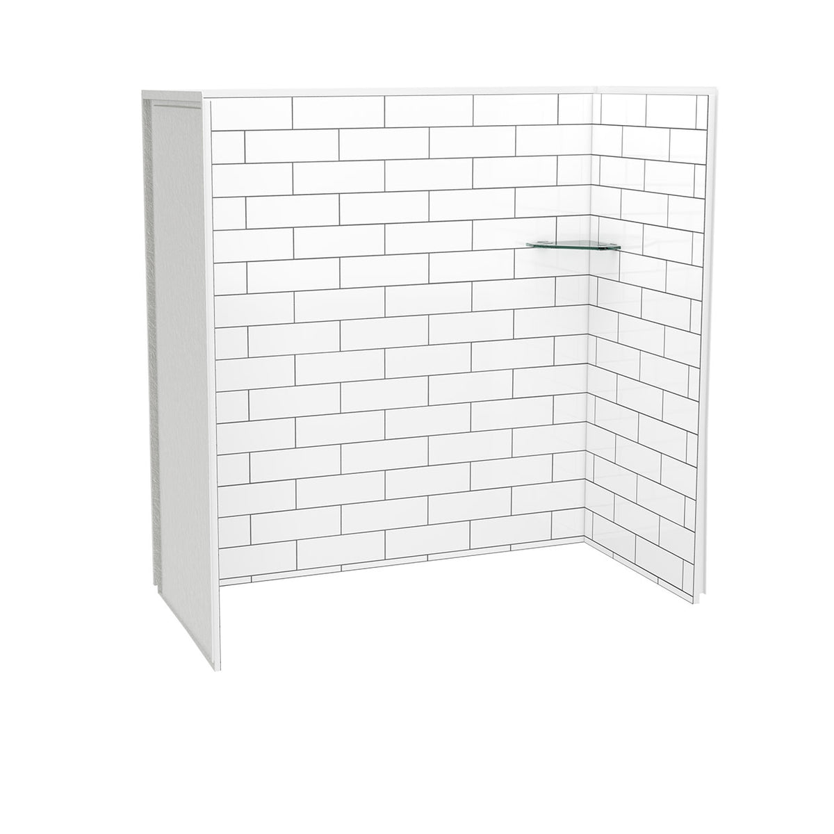 Maax Utile 6030 Composite Direct-to-Stud Three-Piece Tub Wall Kit