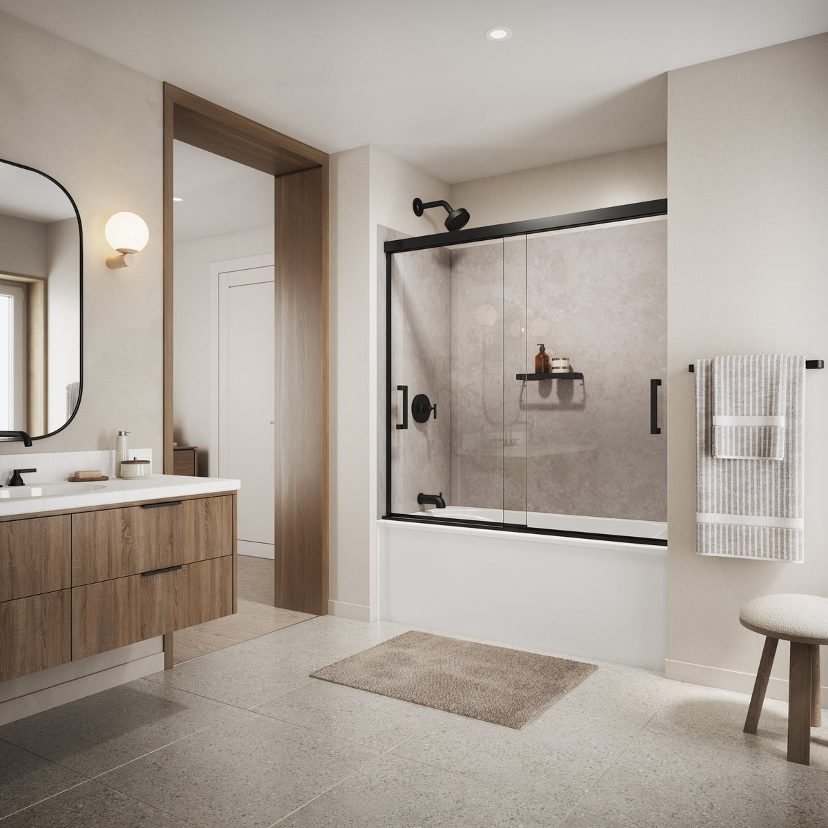Maax Utile 6030 Composite Direct-to-Stud Three-Piece Tub Wall Kit - image 13