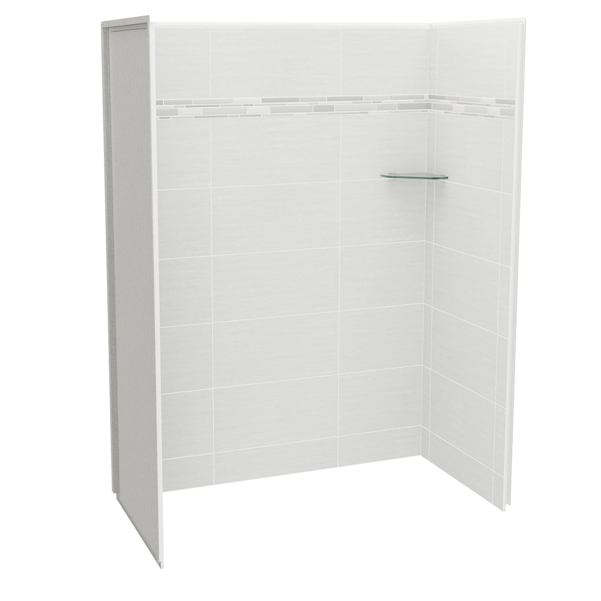 Maax Utile 6032 Composite Direct-to-Stud Three-Piece Alcove Shower Wall Kit