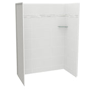 Maax Utile 6032 Composite Direct-to-Stud Three-Piece Alcove Shower Wall Kit