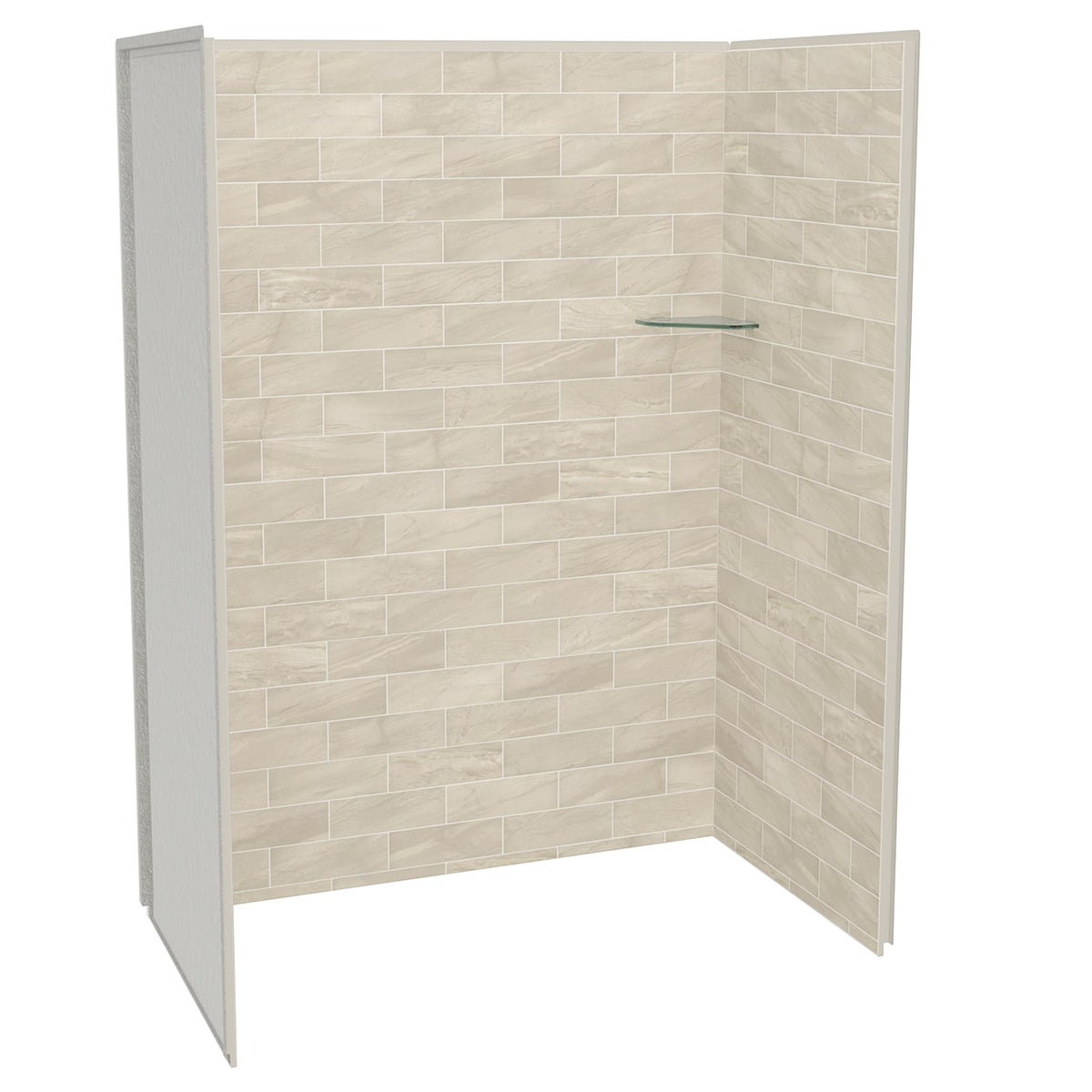 Maax Utile 6032 Composite Direct-to-Stud Three-Piece Alcove Shower Wall Kit - image 12