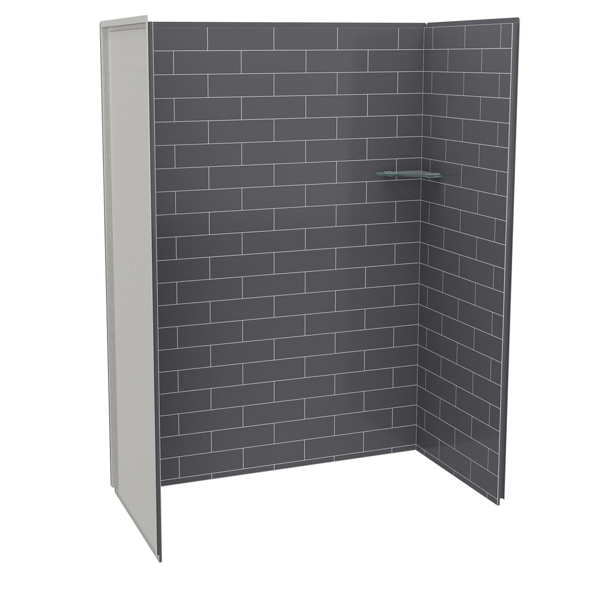 Maax Utile 6032 Composite Direct-to-Stud Three-Piece Alcove Shower Wall Kit - image 2