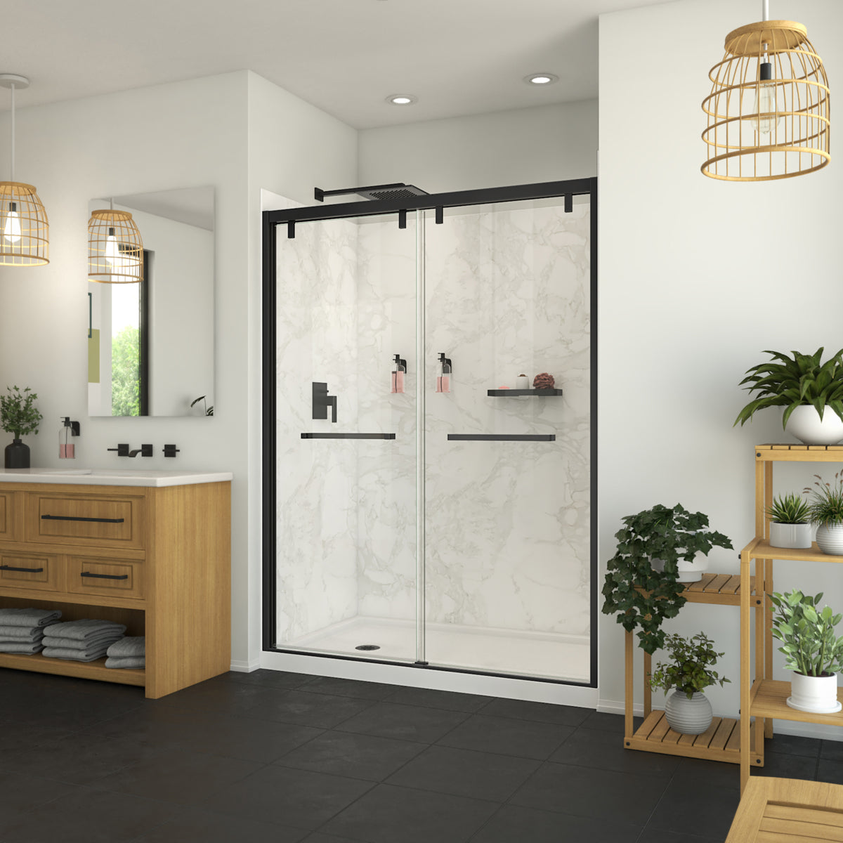 Maax Utile 6032 Composite Direct-to-Stud Three-Piece Alcove Shower Wall Kit - image 20