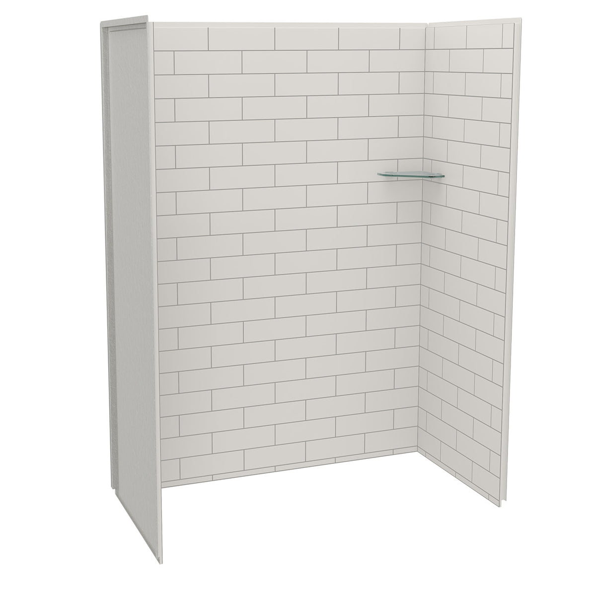 Maax Utile 6032 Composite Direct-to-Stud Three-Piece Alcove Shower Wall Kit - image 3