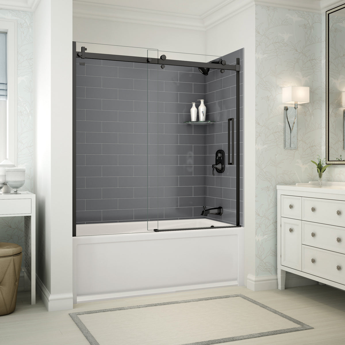 Maax Utile 6032 Composite Direct-to-Stud Three-Piece Tub Wall Kit