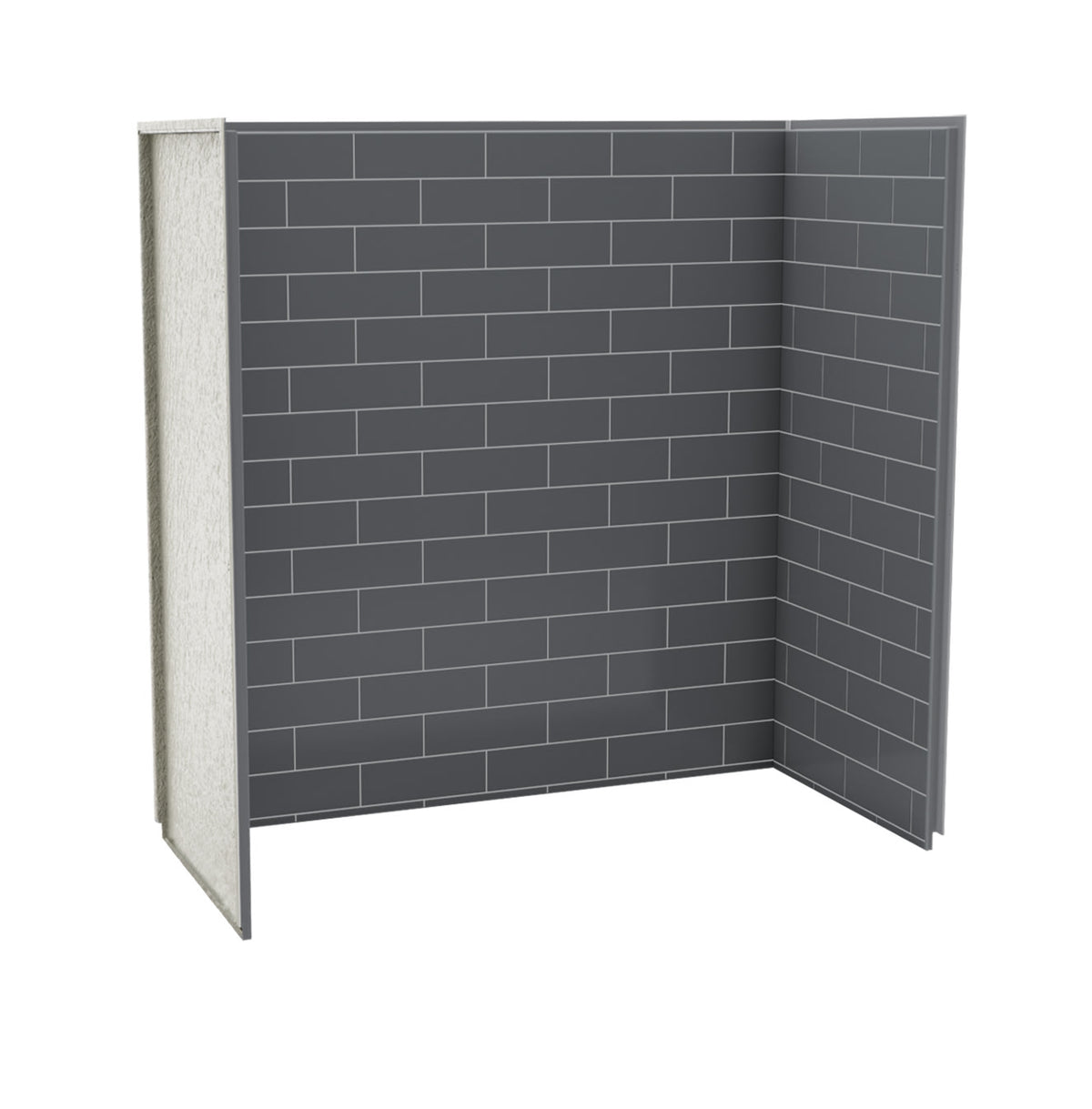 Maax Utile 6032 Composite Direct-to-Stud Three-Piece Tub Wall Kit - image 2