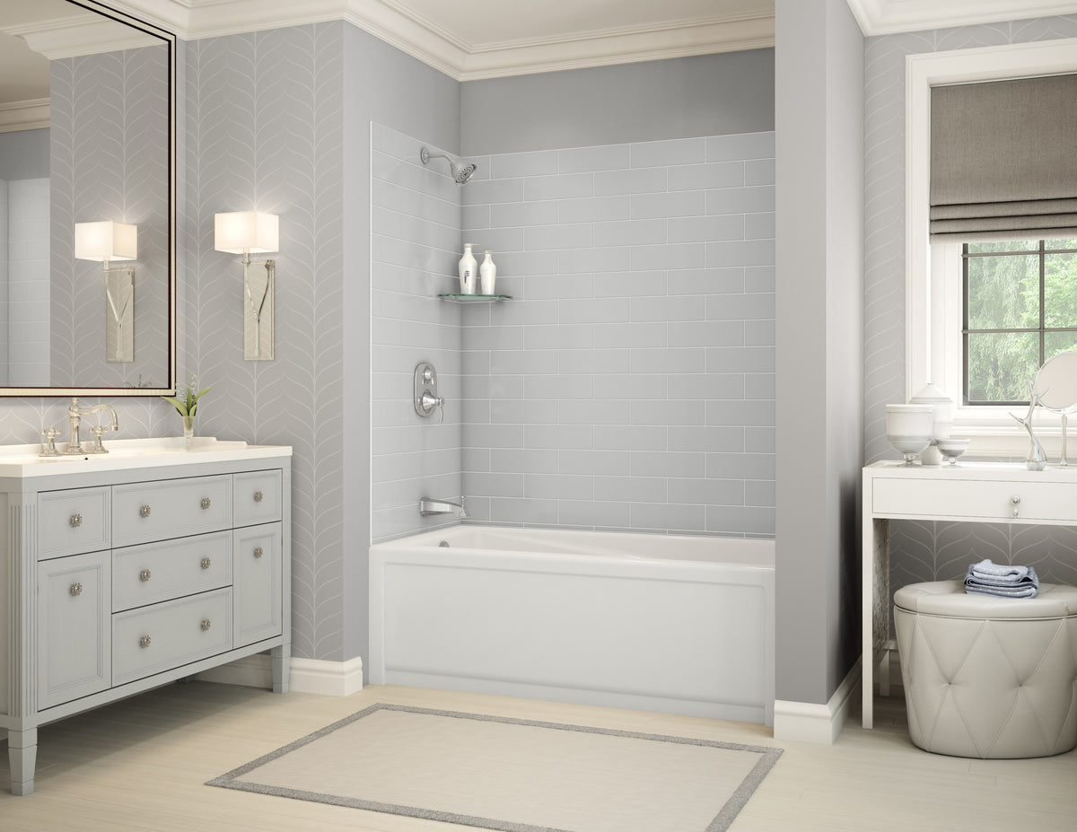 Maax Utile 6032 Composite Direct-to-Stud Three-Piece Tub Wall Kit - image 8