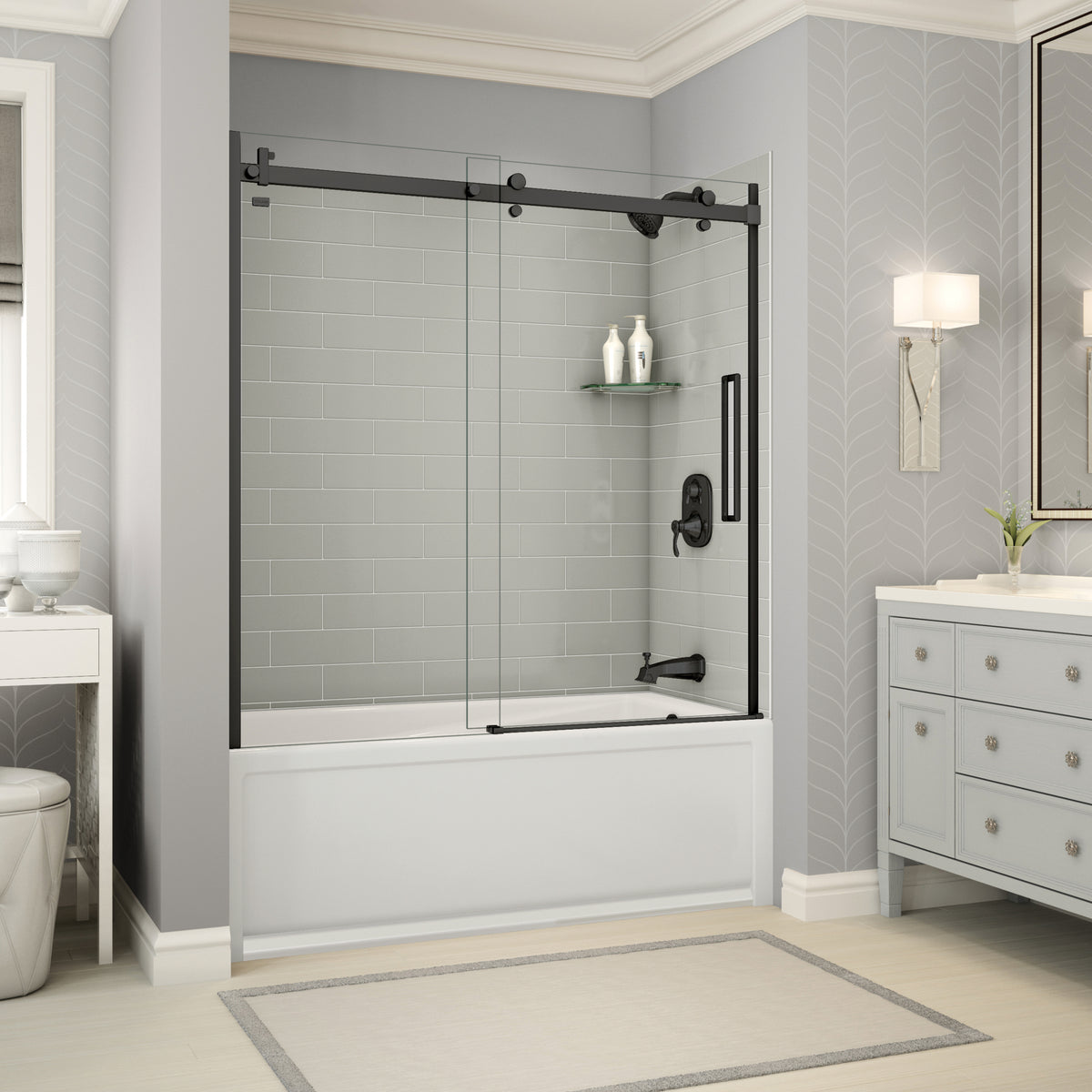 Maax Utile 6032 Composite Direct-to-Stud Three-Piece Tub Wall Kit - image 9