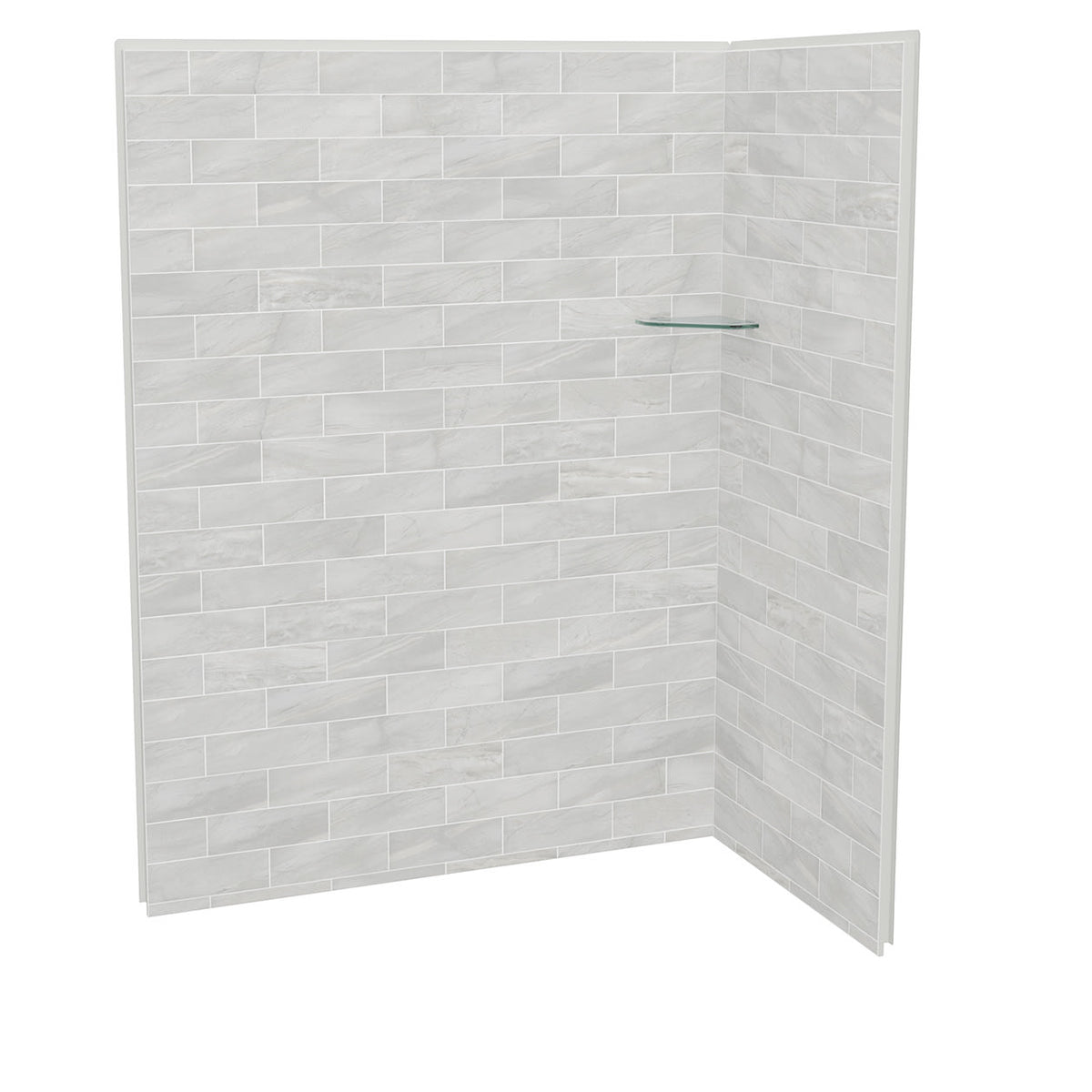 Maax Utile 6032 Composite Direct-to-Stud Two-Piece Corner Shower Wall Kit - image 10