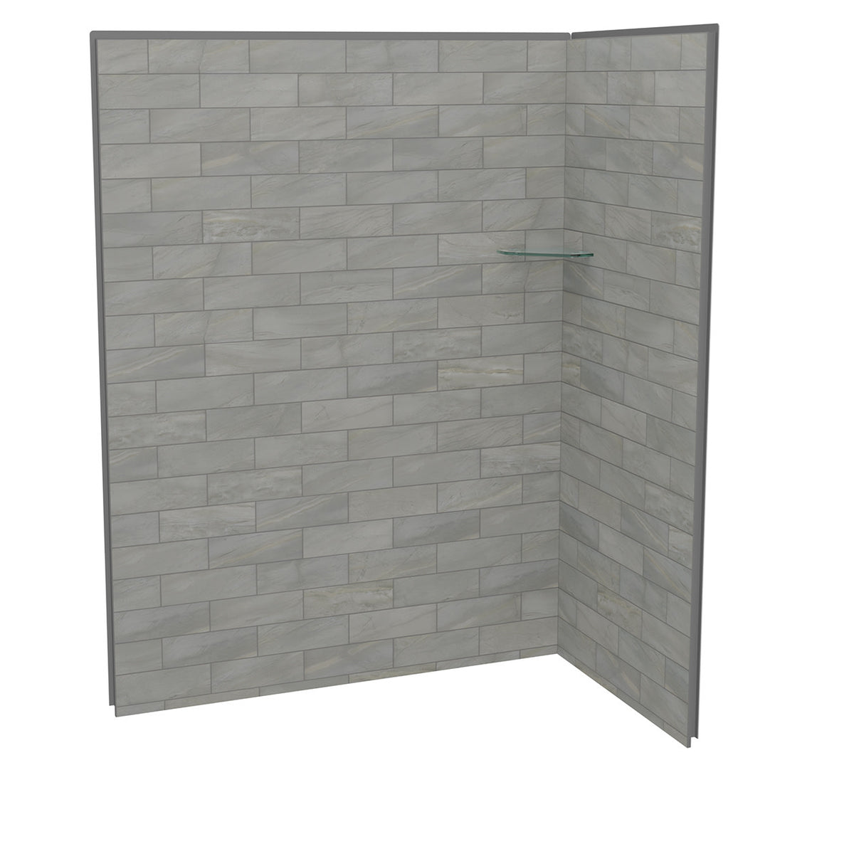 Maax Utile 6032 Composite Direct-to-Stud Two-Piece Corner Shower Wall Kit - image 11