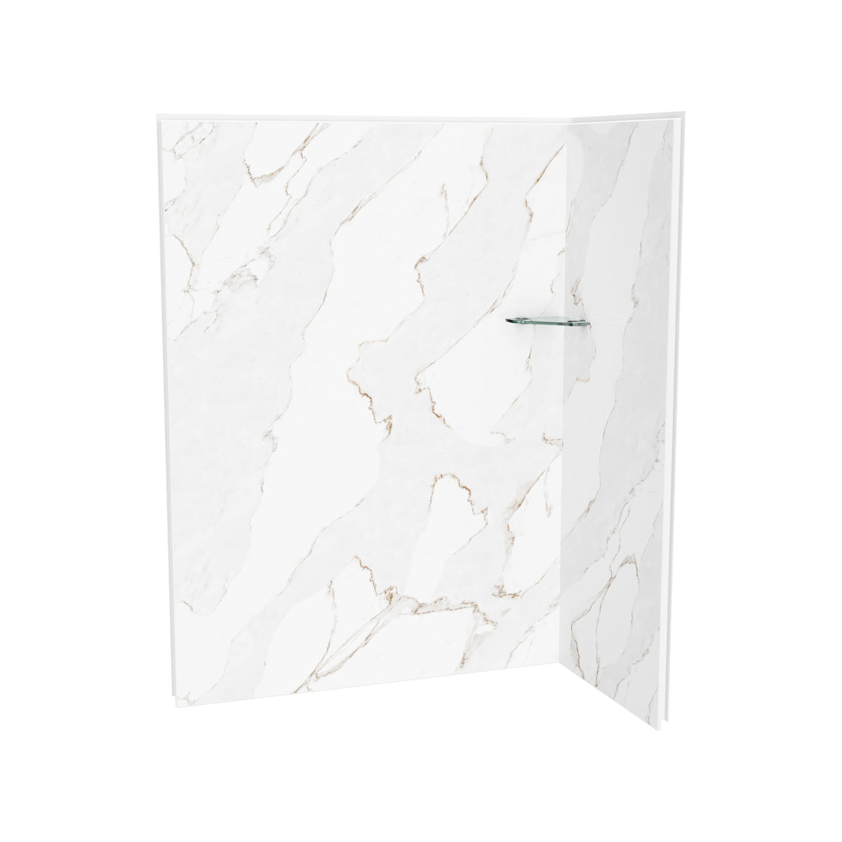 Maax Utile 6032 Composite Direct-to-Stud Two-Piece Corner Shower Wall Kit - image 13