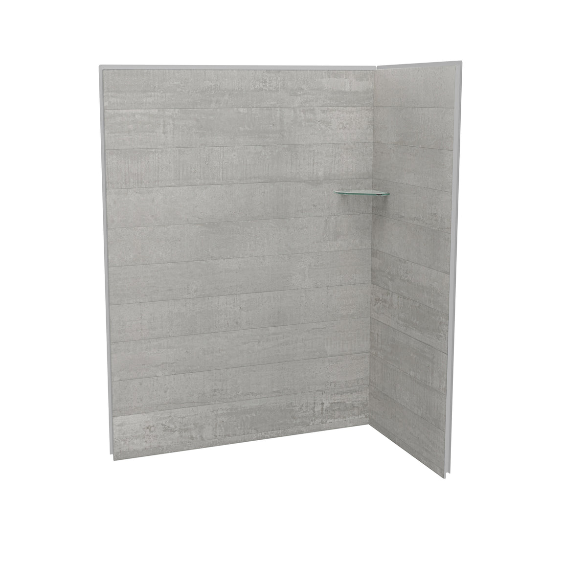 Maax Utile 6032 Composite Direct-to-Stud Two-Piece Corner Shower Wall Kit - image 3